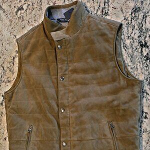 PETER MILLAR Crown Crafted Men's Vantage Suede Vest ORIG $1495 ONLY $359
